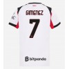 AC Milan Santiago Gimenez #7 Bortedrakt Kvinner 2025-26 Kortermet